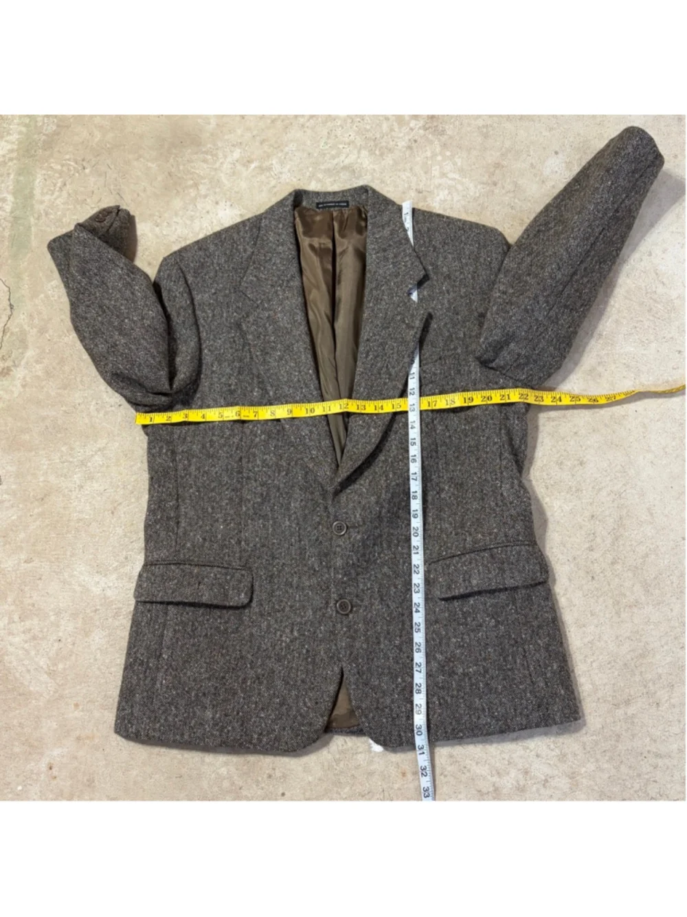Donegal tweed blazer